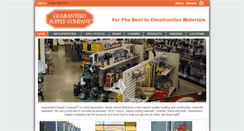 Desktop Screenshot of guaranteedsupply.com